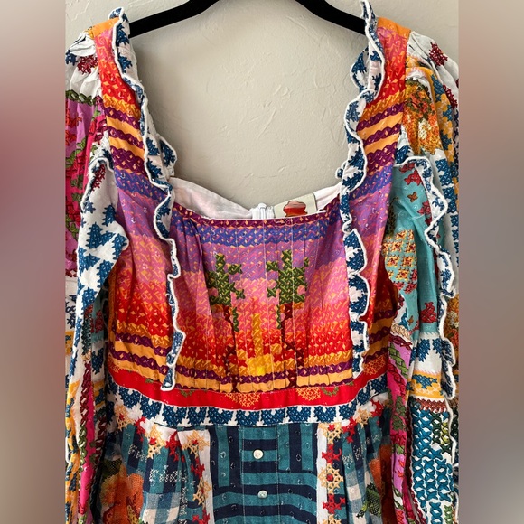 🦋FARM RIO SUMMER STITCHES ROMPER M - Picture 3 of 6